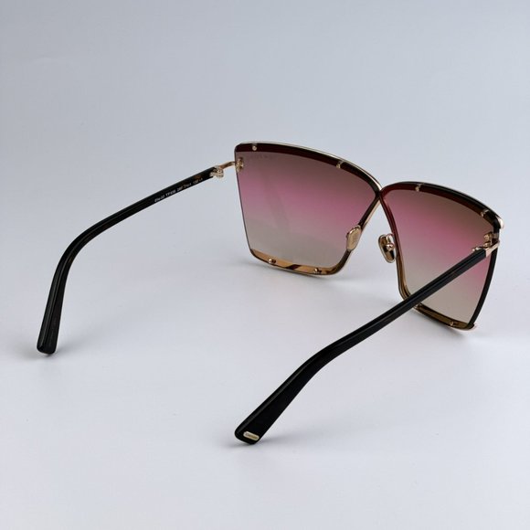Tom Ford FT0936/S Elle-02 28F BRAND NEW Sunglasses Gold Black Gradient Women - Picture 8 of 12
